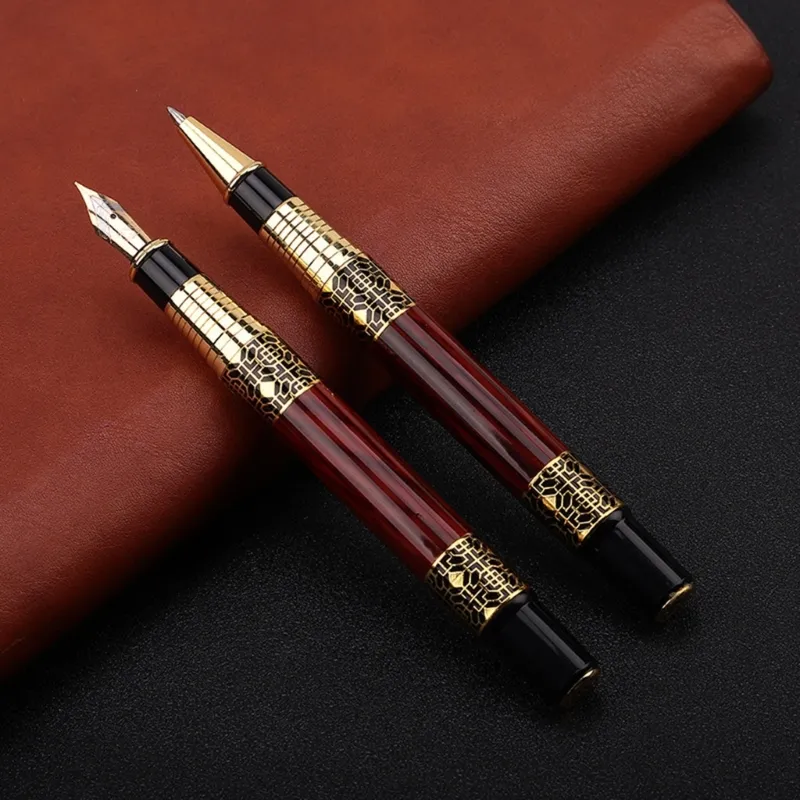 Grain Fountain Pens with Extra-Fine Nib Signature Ballpoint Pen Smooth-Writing Office Supplies for Journaling,Gifts K1KF