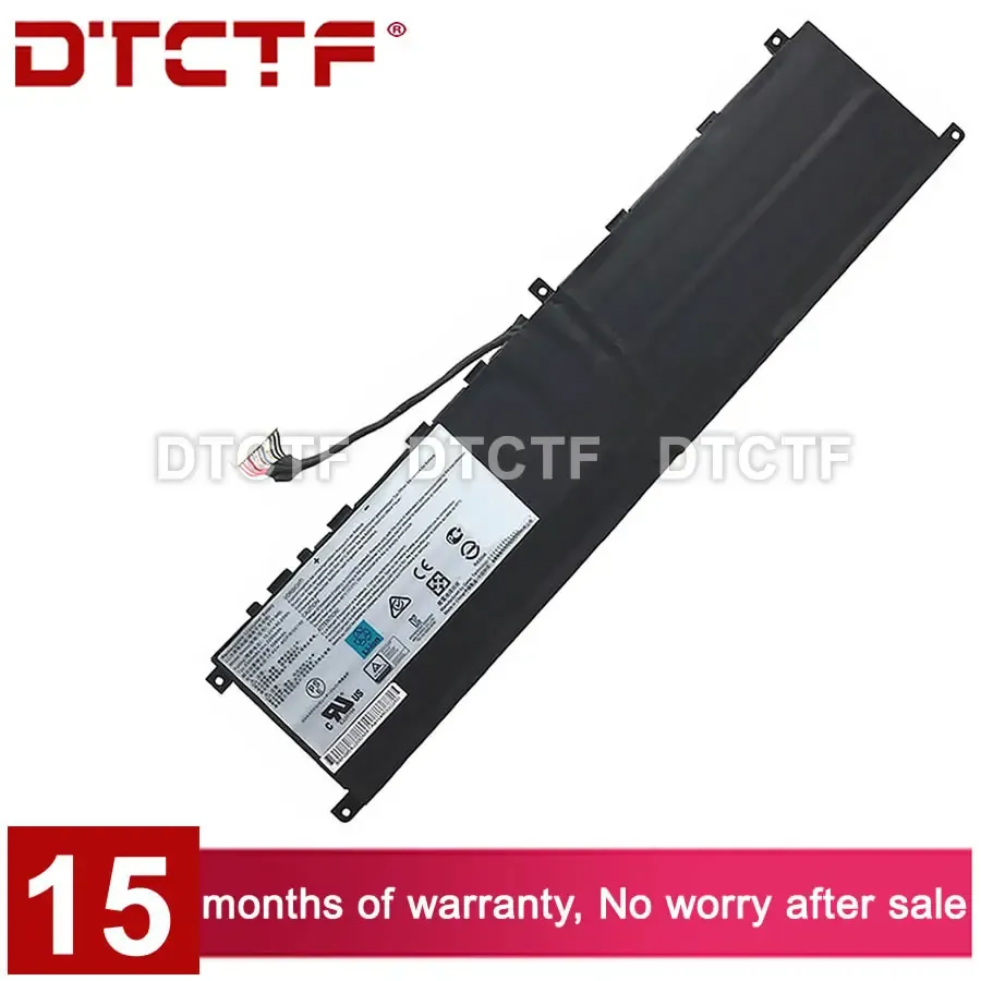 バッテリーDTCTF 15.2V 5380MAH 80.25WH MSI 8RF GS65 PS42 8RB PS63 PS63 8RC MS16Q3ラップトップ用のバッテリーBTYM6Lバッテリー