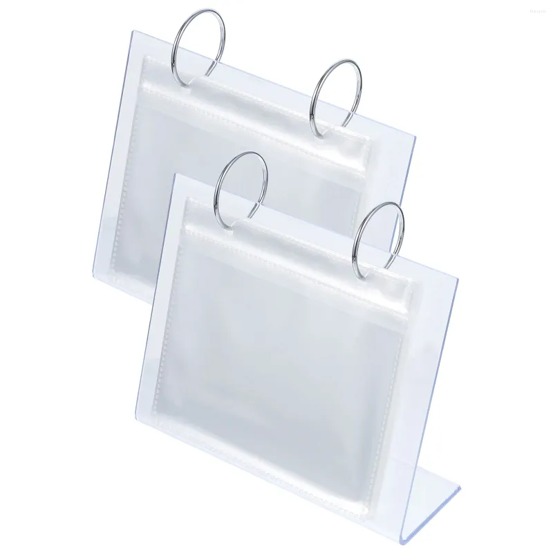 Frames 2PCS Clear Acrylic Desktop PO Display Holder Mini Collection Frame