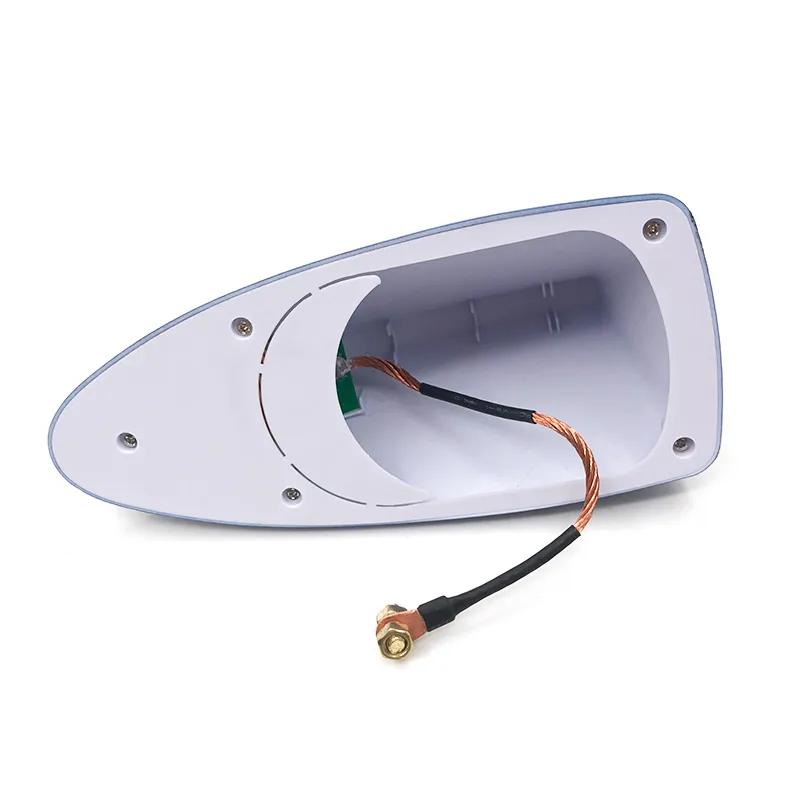 thumbnail image 2 of Universal Shark Fin Car Antenna – FM/AM Radio – Roof Mount – Black ABS – 16cm – No Drilling 2 of 5
