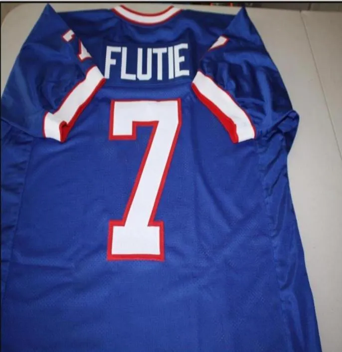 Hommes rares doug flutie qb cousu cousue de maison taille s4xl flutie flakes mignon collège taille s5xl ou personnalisé tout nom ou numéro 2629896