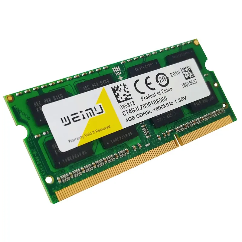 RAMS 4GB 8GB 16GB DDR4 DDR3L 1066MHz 1333MHz 1600MHz PC3 8500 10600 12800 1.35V 204pins PC4 17000 19200 21300 Laptop Memoria RAM DDR3