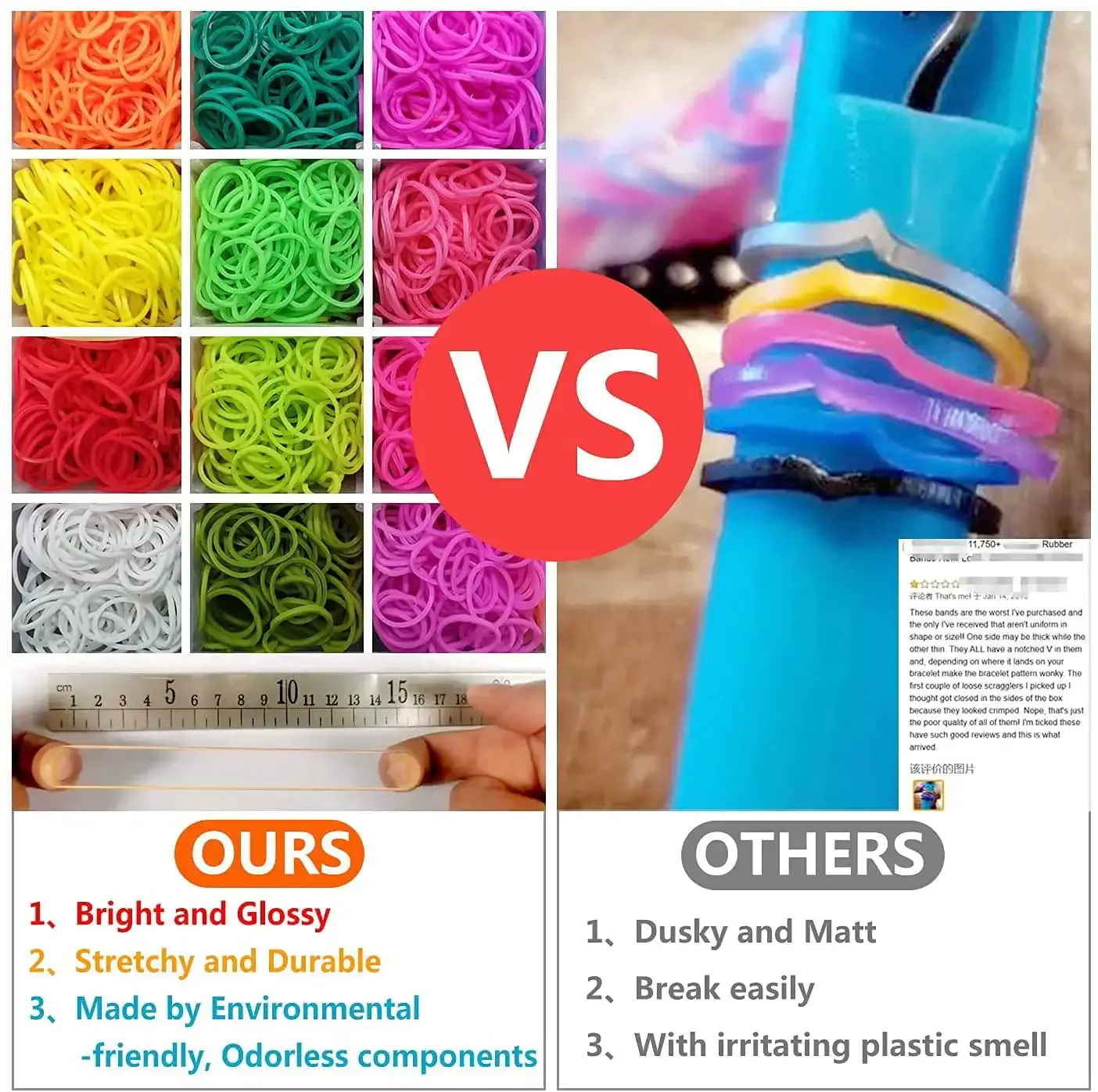 4500+ Rubberen bandarmband Making Kit, Rubber Loom Bands Refill Set, Friendship armbanden maken Kit geschenken voor meisjes in de leeftijd van 8-12