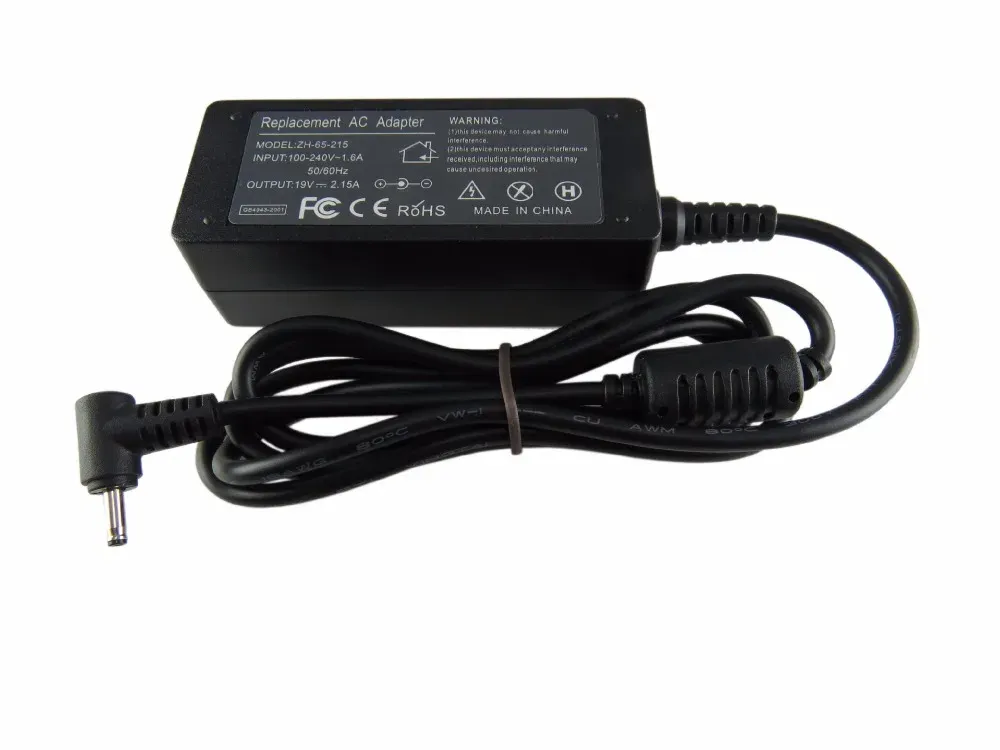 Adapter 19V 2.1a 40W Laptop Wechselstrom -Netzteilladegerät für Samsung NP305U1A NP530U3B NP535U3C NP535U4C NP540U3C NP900X1B 3,0 mm * 1,0 mm