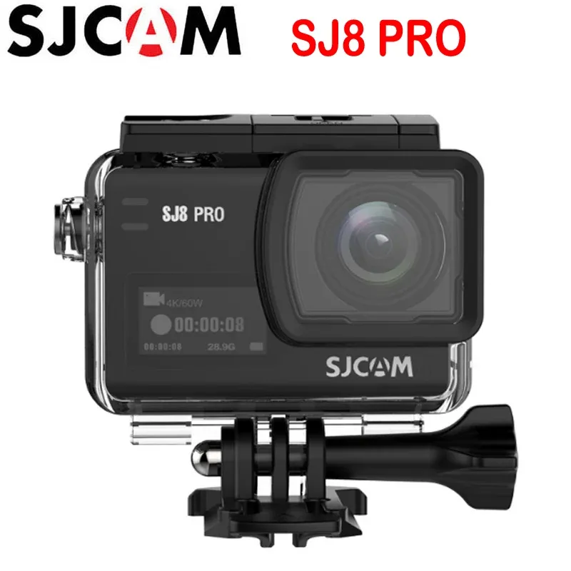 カメラSJCAM SJ8 PRO SJ8シリーズ4K 60FPS WIFIリモートヘルメットアクションカメラアンバレラチップ4K 60FPSウルトラHDエクストリームスポーツDVカメラ