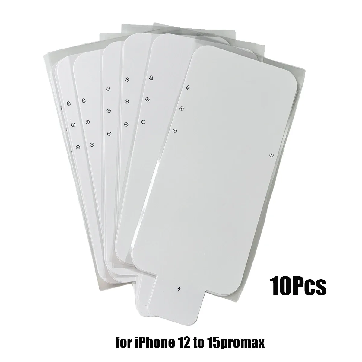 10pcs شاشة الهاتف الخليوي الجديد تم تجديد حزمة الحزمة ل iPhone 15 14 13 12 Pro Max Front Protection Film Film