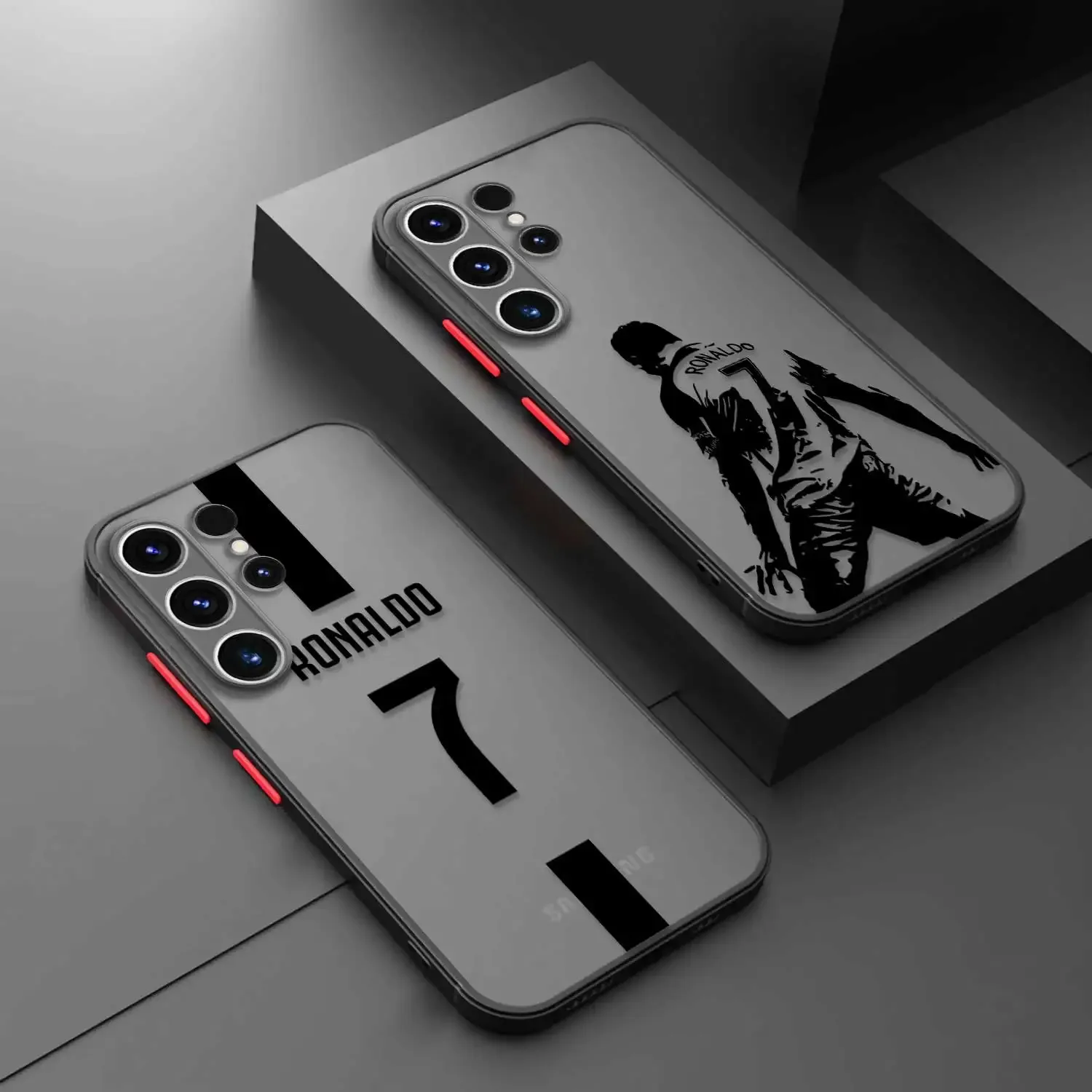 Mr Football CR7 Ronaldo Matte Phone Cover For Samsung S23 Ultra