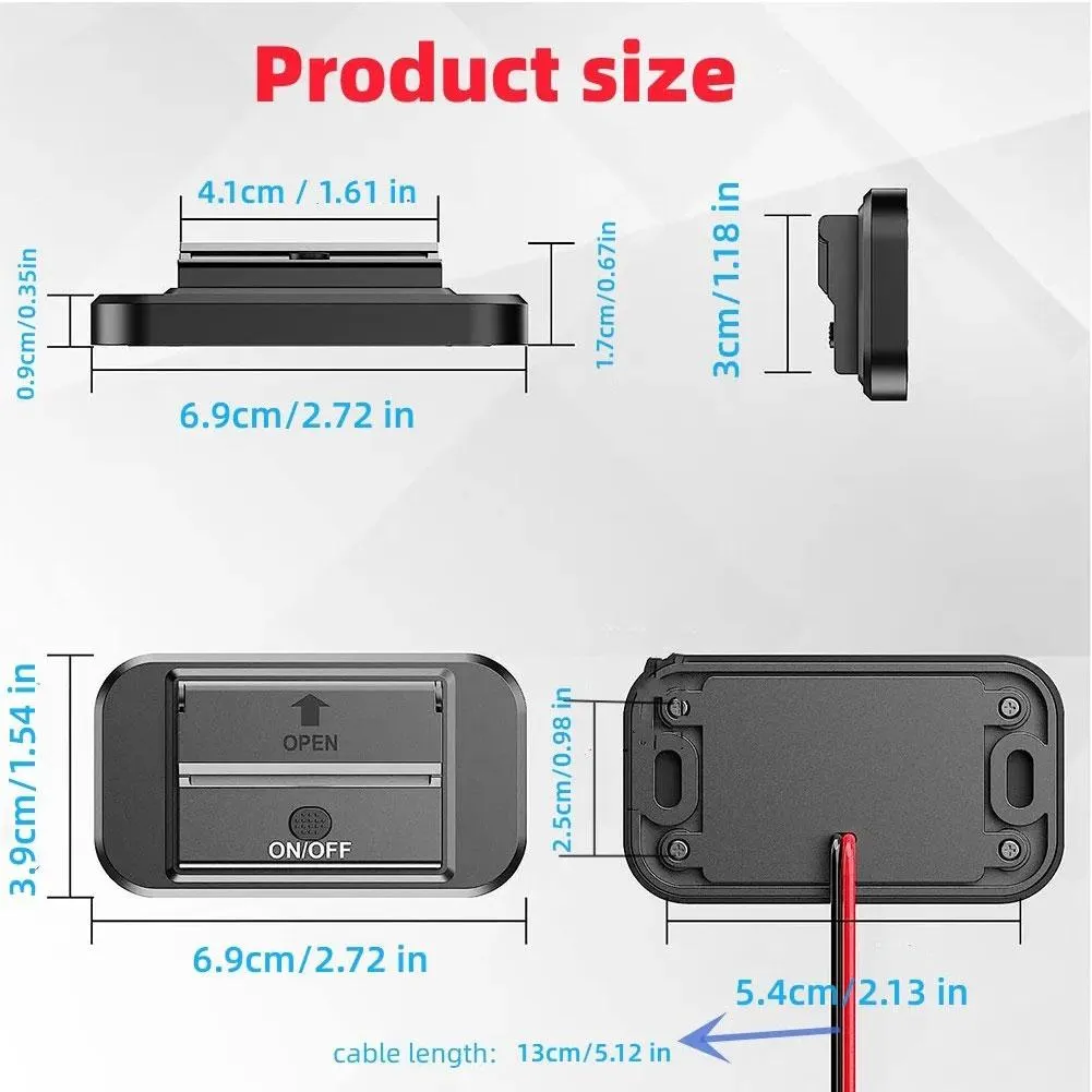 Toma De Carga Rápida Para Autocaravana 12/24V - Dual USB PD + QC3.0 36W, Resistente Al Polvo | Enchufe Para Camper, Furgoneta O Barco