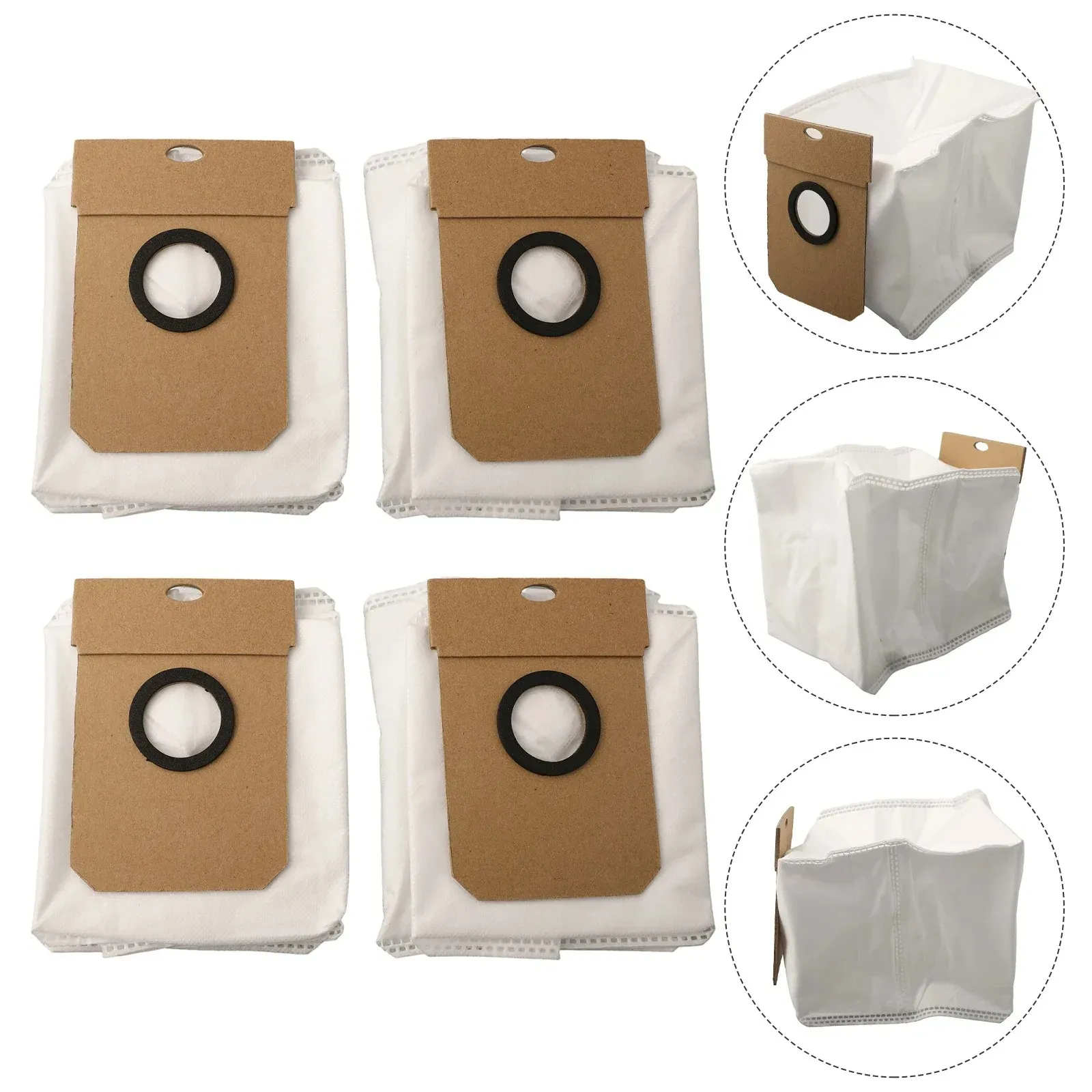 9 Sacchetti Polvere Per Aspirapolvere Eufy L50 SES / L60 SES - Compatibili Con Conga Home 10000/8090 Ultra/9090 AI E Haier H9 Plus