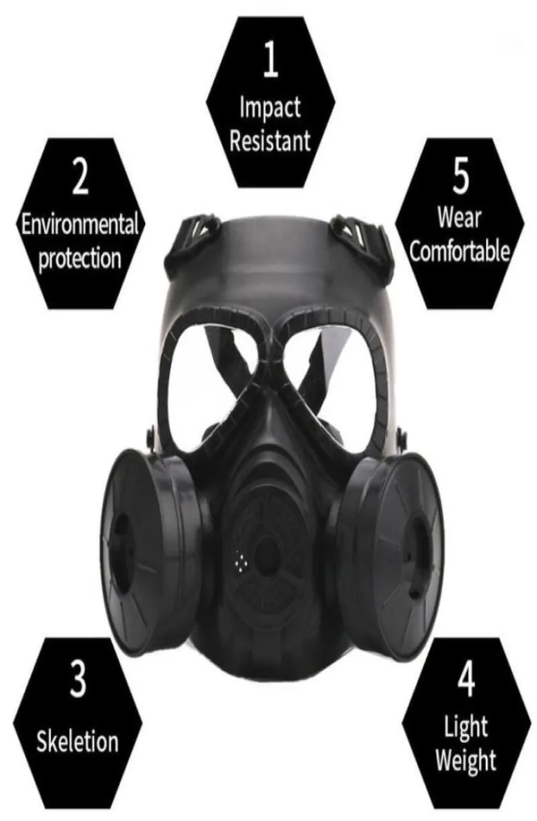 Tactical Hood 2021 Style Gas Mask Breathing Creative Stage Performance Prop For CS Field Equipment Cosplay Protection Halloween Ev3306669