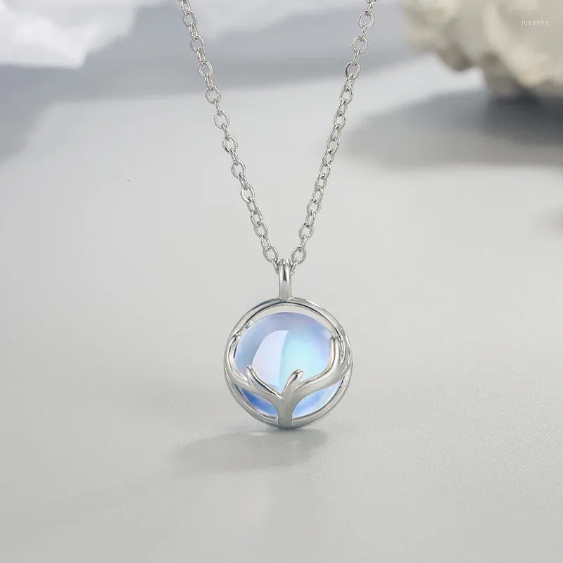 Chains GIOIO Yilu Has You Affordable Luxury Style Moonstone Pendant Niche Design Necklace For Birthdays And Valentine's Days Girlfriend