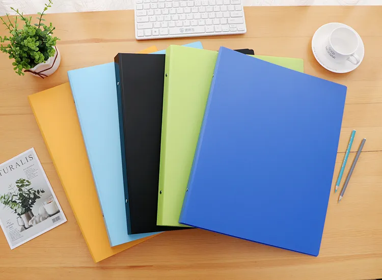 Binder Folders With Pockets, 4 Ring Binder Folder With 8K Transparent ...