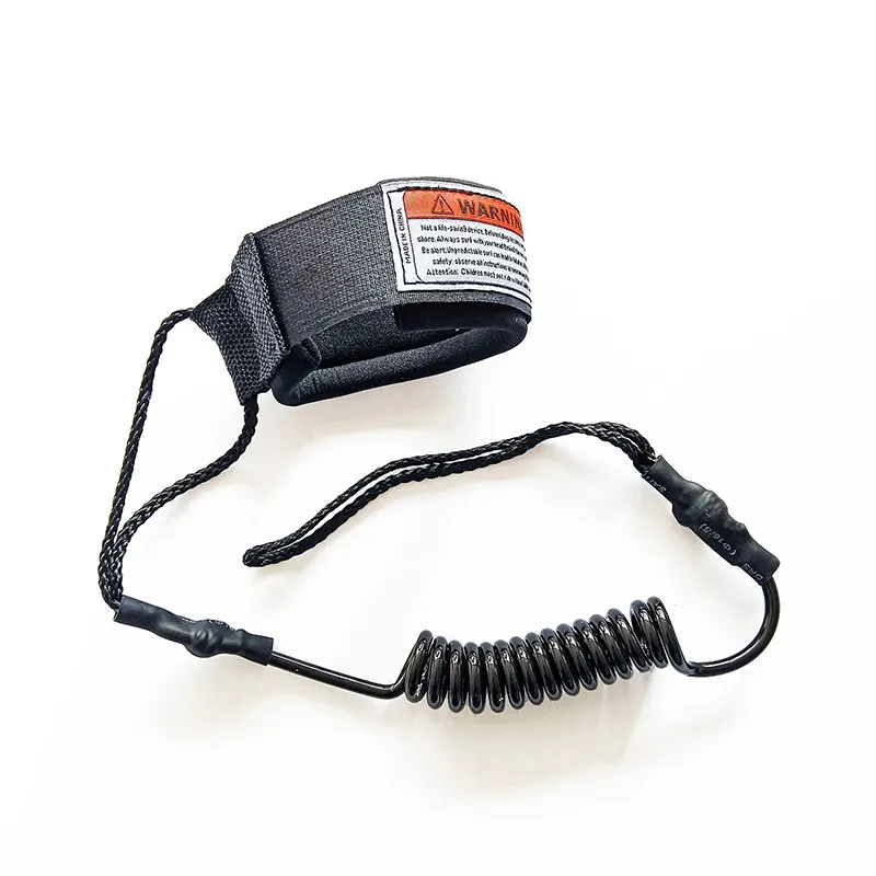 Correa Enrollada Para Tabla De Surf O Paddle Surf - 3 Colores, PU Y Neopreno, Longitud 39.5 Cm