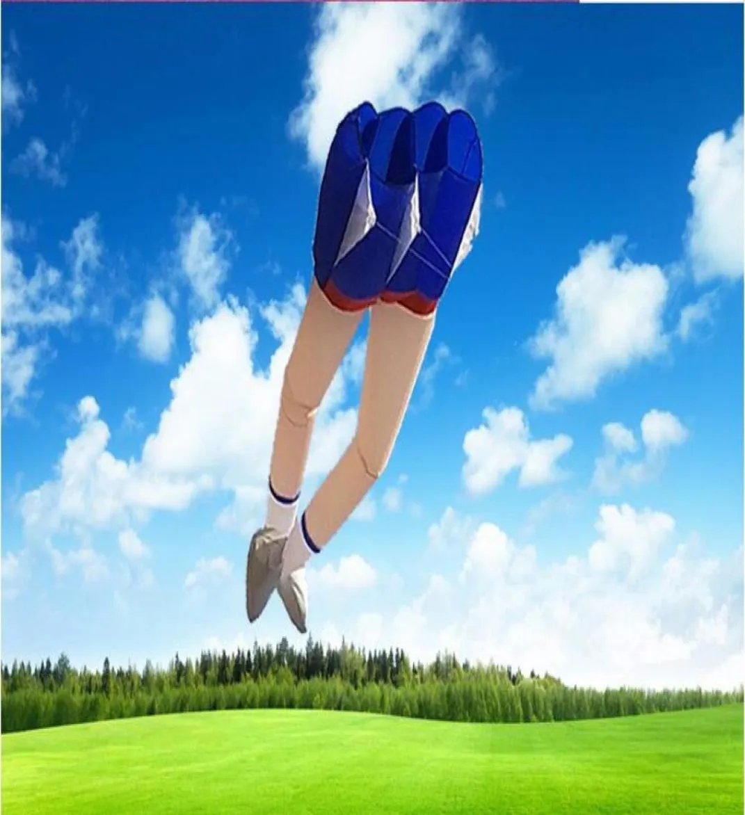 Kreatywna miękka dziewczyna długa nogi latawiec dobre latawce pojedyncza linia z 100 latawców Świąteczne zabawki sportu na świeżym powietrzu śmieszne latawce1737333