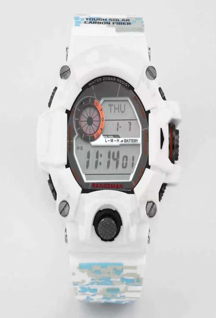 MEN039S Quarz wasserdicht 9400 Digital Watch Catman Special LED Solar Function6903419