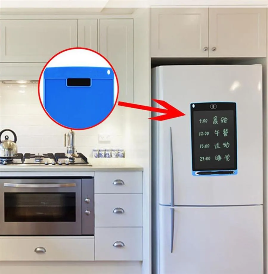 85quot LCDライティングタブレット手書きパッド磁気デジタル図面絵文字グラフィックペーパーレスメモ帳サポート画面クリアfuncti1342309