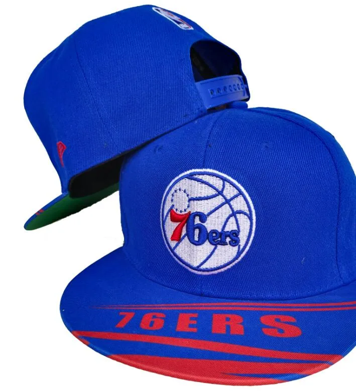 American Basketball "76ers" Snapback Hats 32 Teams Luxury Designer Finales Champions Locker Casquette Sports Hat Strapback Snap Back Adjustable Cap A4