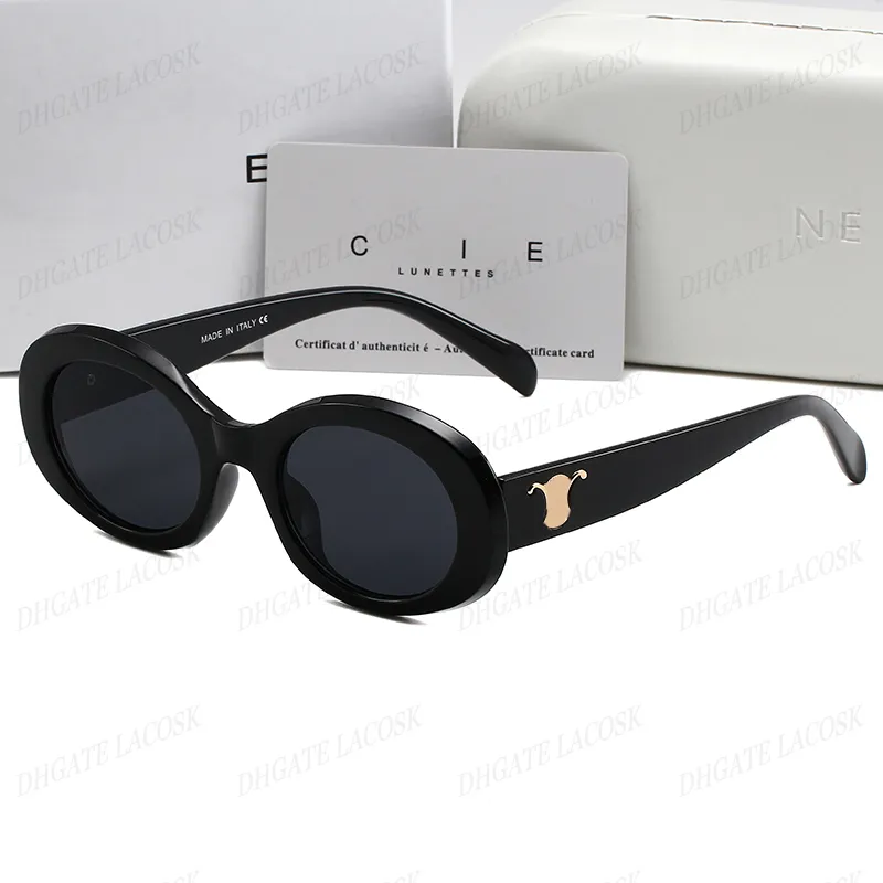 Oval Polarized Sunglasses for Men and Women with Acetate  display picture 3