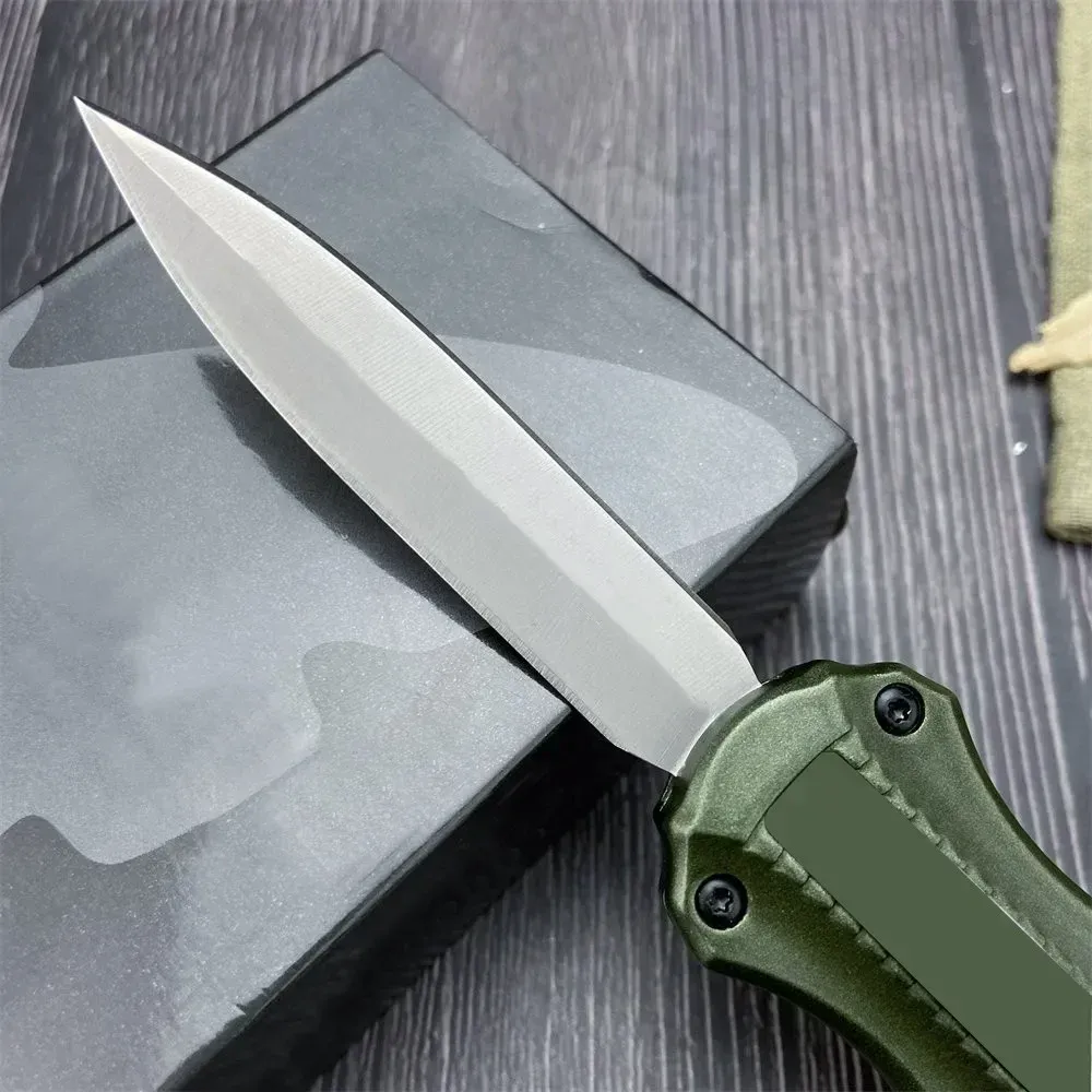 BM 3300 mini -storlek Fast Aut öppningsfjäril 440C Blad Zinklegering Handtag EDC Multitool Tactical Knife Bushcraft Hunting Tool