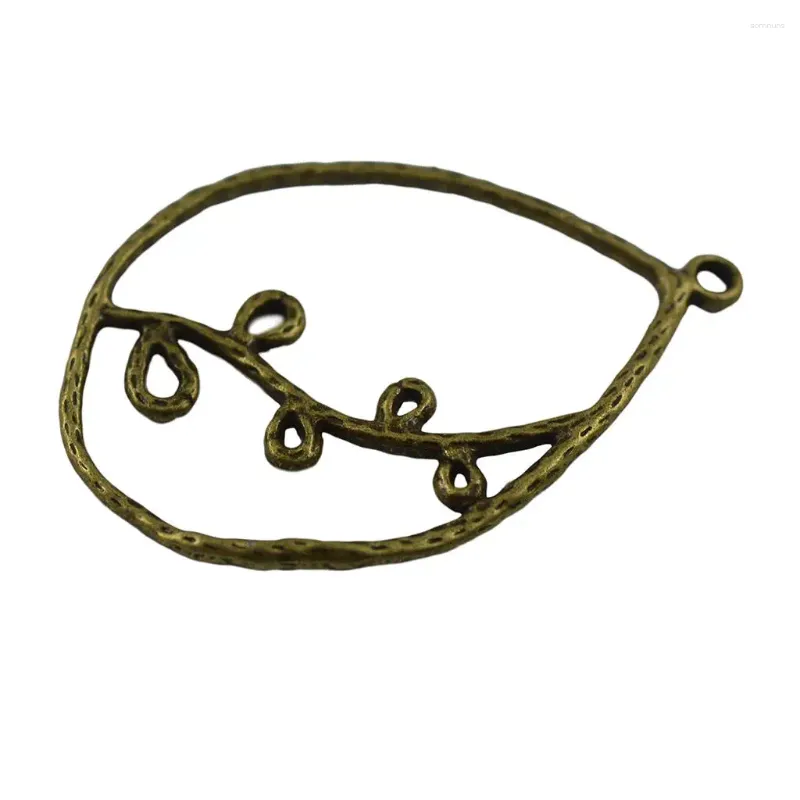 Charm Armbänder 20pcs Retro Vintage Bronze Blatt Charme Anhänger Schmuck DIY FÜR BAUER