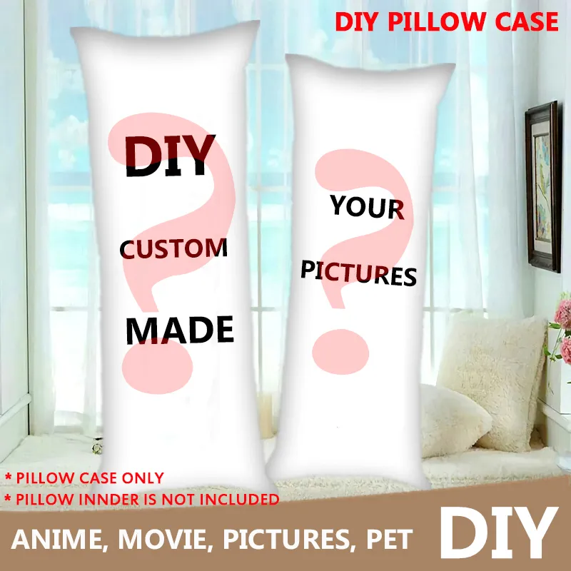 DIYカスタマイズされたアニメHOMURA DAKIMAKURA PILLOWCASE両面プリントハギングボディピローカバーケースドロップシッピング