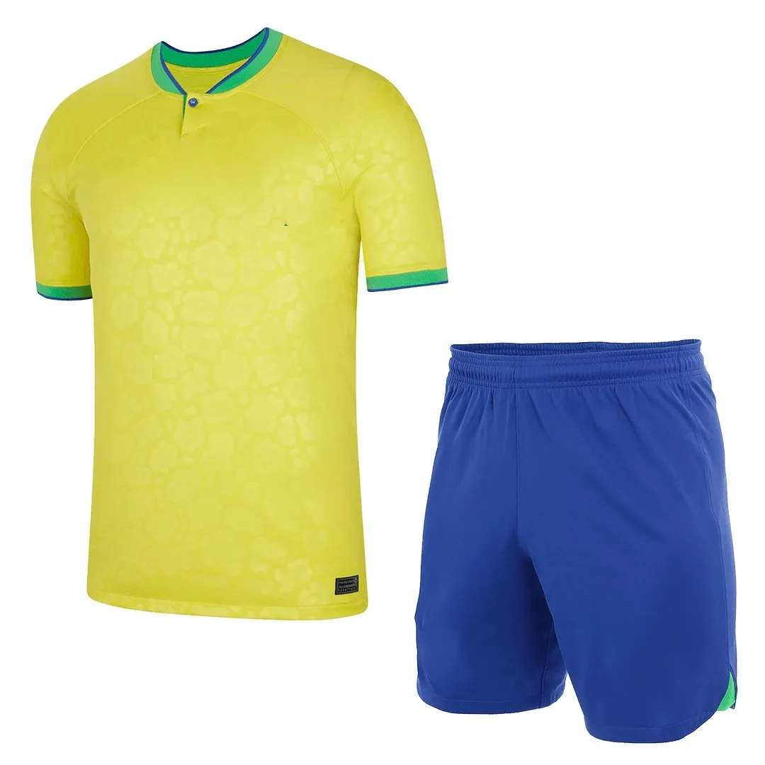 Brazil Jersey Home Kit(Jersey+Shorts) World Cup 2022 soccer ootball shirt