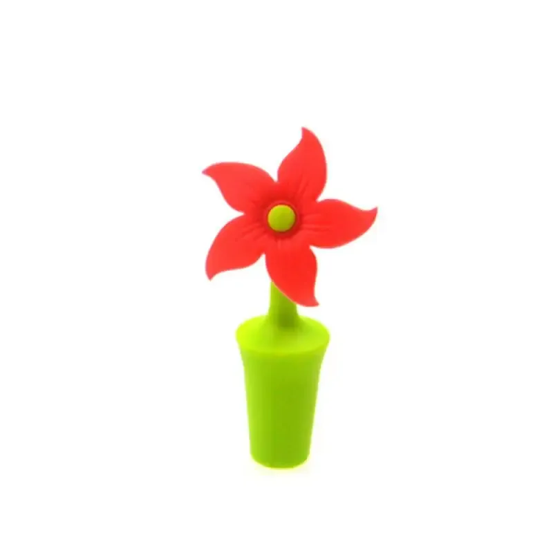 Fleur en silicone ventre bouteille bouteille de bière bière Cork Contress Champagne Bottle Scellant bouchon