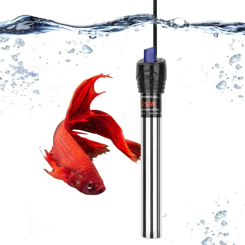 Resun Aquarium Water Heater Rod 25W/50W/100W/200W/300W Adjustable