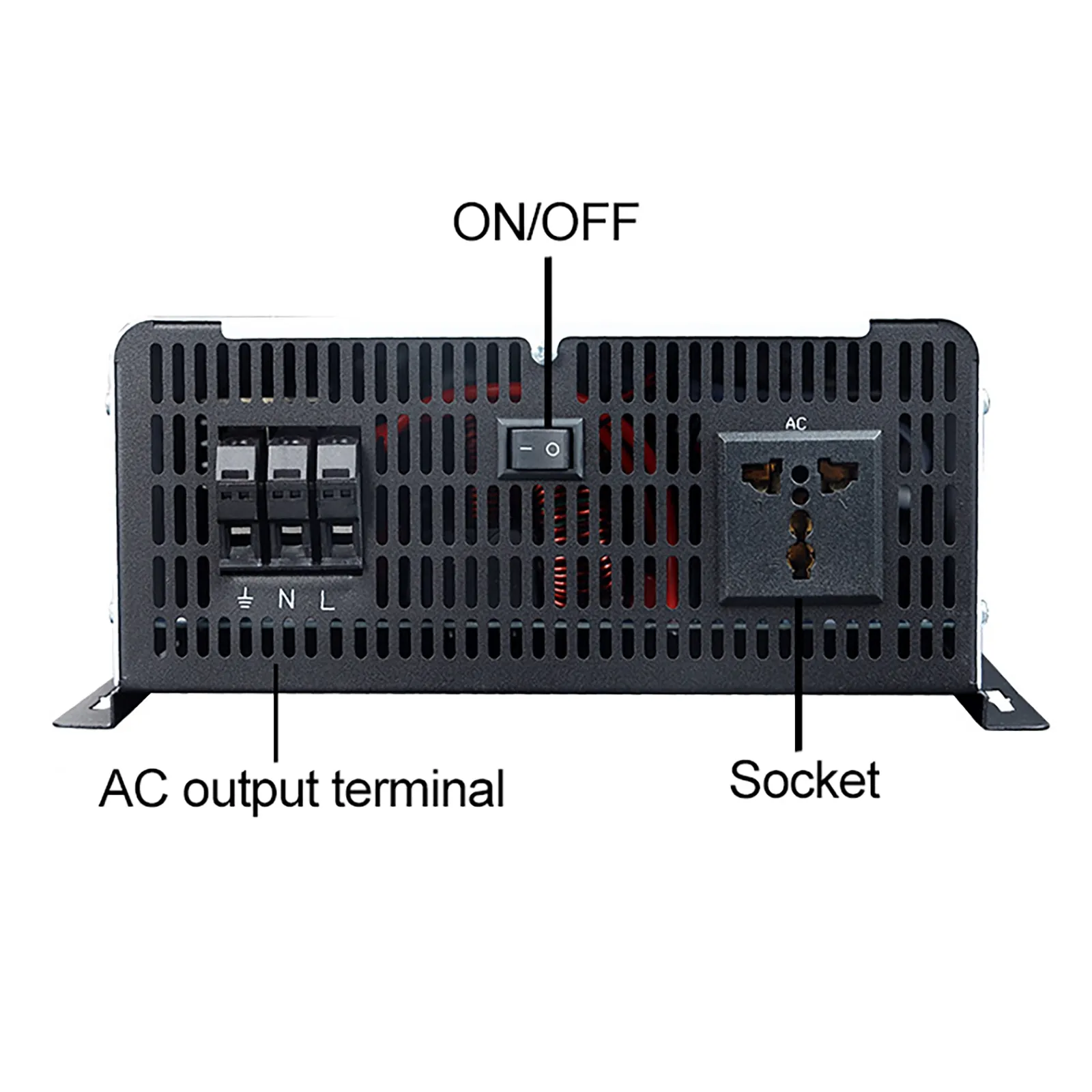 12000 Вт 10000 Вт Pure Sine Wave Inverter 10 кВт 5 кВт 12 В 24 В 48 В до 110 В 120 В 220 В портативное зарядное устройство Солнечное зарядное устройство от сети.