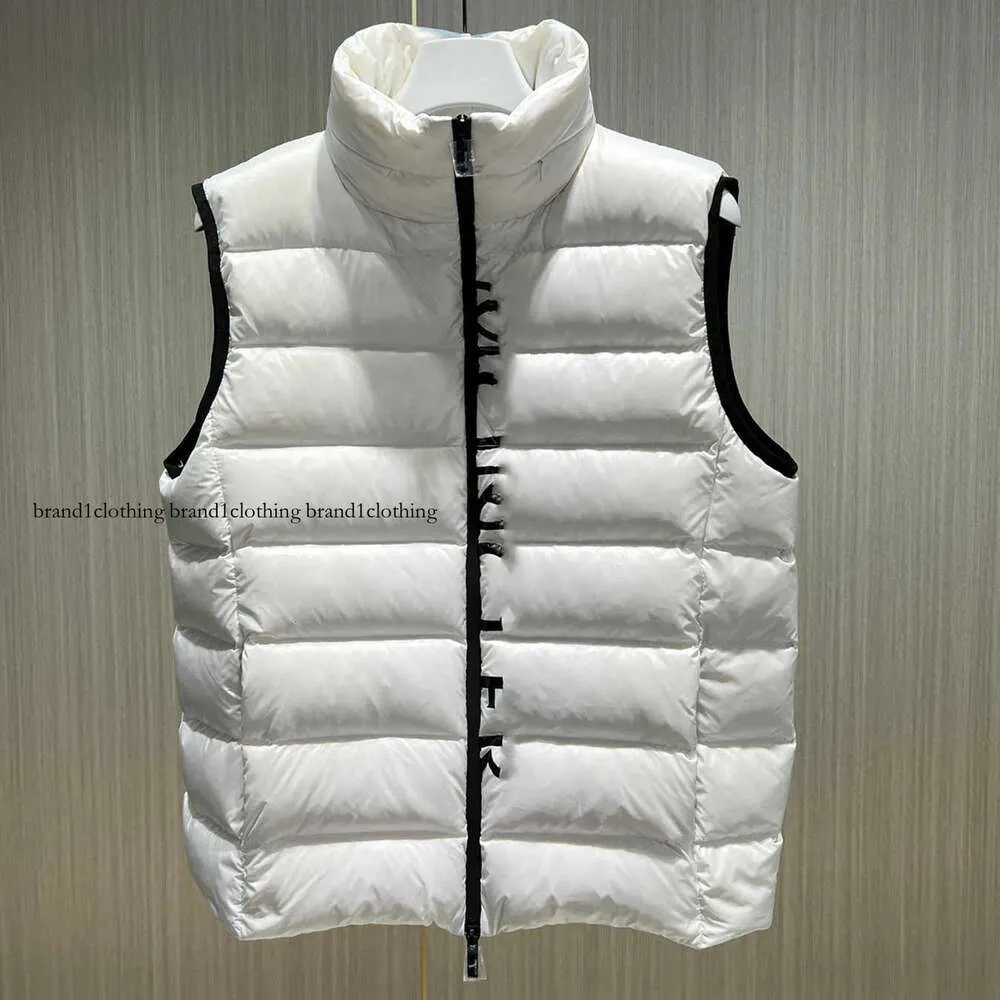 VESTS DESIGNER MÄNNS DOW JACKE Tryckt bokstäver Kvinnors puffer Vest Warm Designer Size1/2/3/4/5