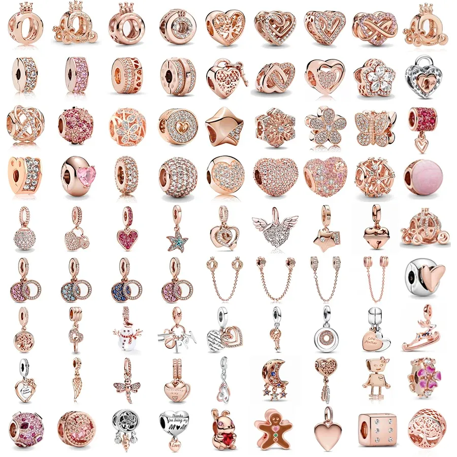 DIY Pandora Slider Bracelet Charms Rose Gold Family Tree Rabbit Fine Beads With Star Butterfly Daisy Pave And Family Trees From Ddmysmile 8.97 DHgate.Com