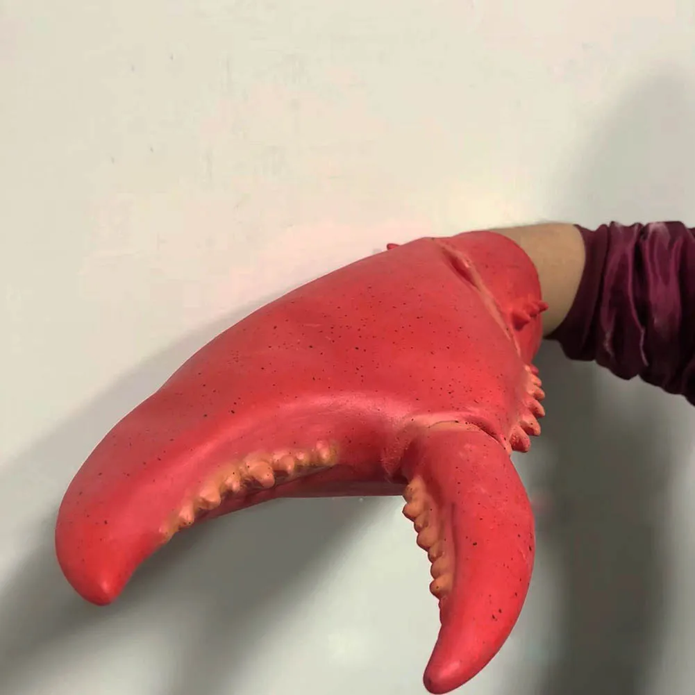 Novelty Lobster Claws Latex Gloves Halloween Party... – Grandado
