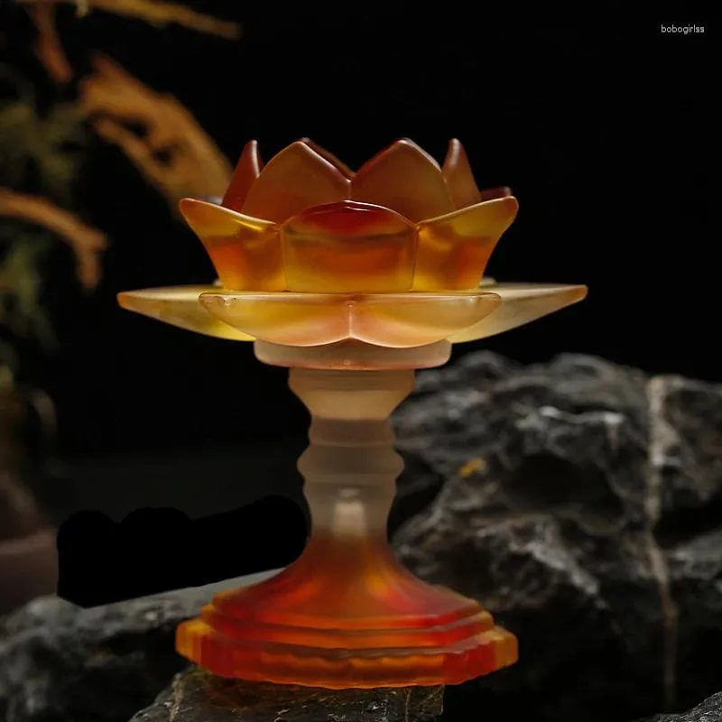 Candlers Porte-verre correspond aux pots Burner d'huile essentielle Lotus Aromatique Votive Decorative Bougeoir Decor AB50ZT
