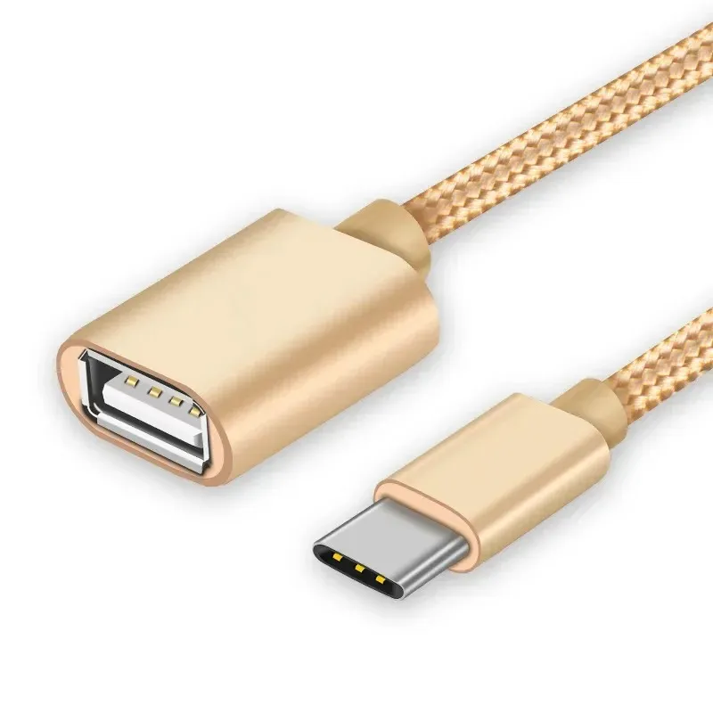 Type-C Micro USB OTG Adapter Cable USB Female To Type C Male Cable Adapter Converter USB-C Cable for Xiaomi 4 LeTV Huawei