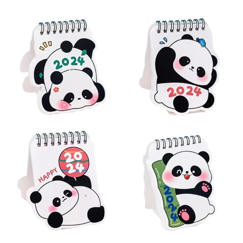 Mini Desk Stand Calendar 2024-2025 (Jan 2024 - Jun 2025) - 4"x3" Spiral Flip Calendar With To-Do List, Light Green