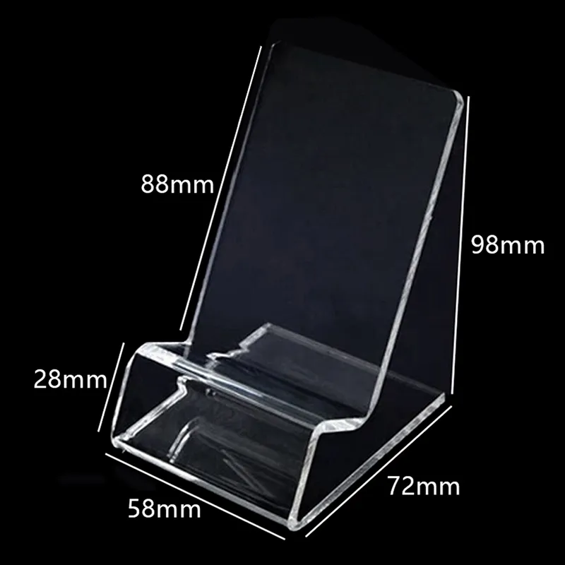 Acrylic Plastic Transparent Stand Shelf Window Counter Display Showcase For PSV Game Console Phone Holder Tablet Bracket Tray