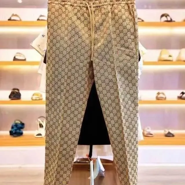 Men Pants Designer Men's Pants High quality wide leg casual pants letter print