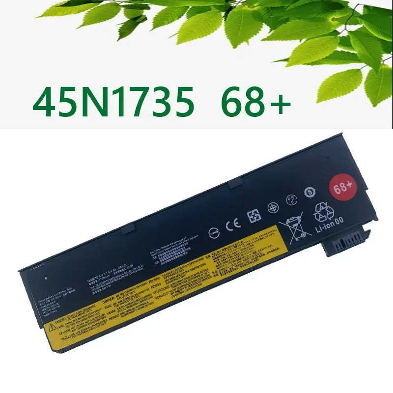 Batterier X240/68+ Laptop -batteri för Lenovo ThinkPad X240 X250 X260 X270 T440 T450S T460 K2450 L470 L460 T440S W550S 45N1136 K20/K2180