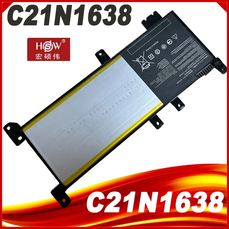 Batteries C21N1638 Laptop Battery For Asus X442UR X442UQ X442UN F442U F442UR A480UF A480UR A480UA A480U X442UA F442UF R419U