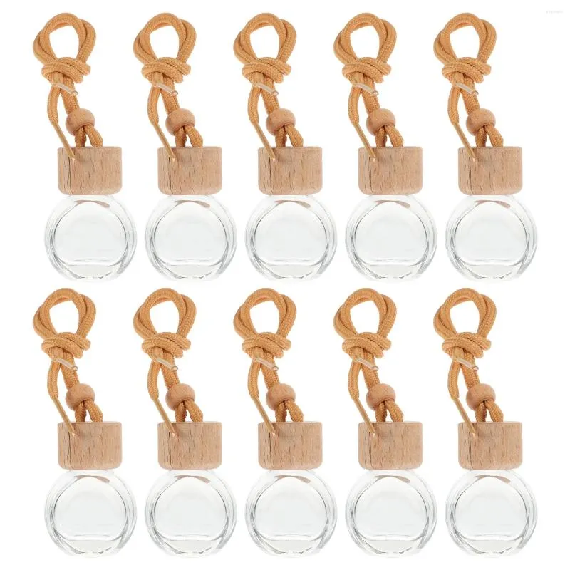 Opslagflessen 10 pc's auto parfum fles hangende accessoires luchtverfrisser voor kleine containers vullen lege navulbare etherische olie