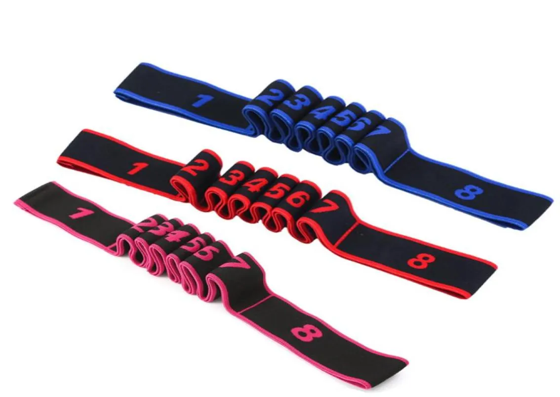 Élasticité Yoga Pu Strap Belt Stretch Out Yoga STRAP FLEXIBLE LOOPS PILATES ENTRAÎNEMENTS Gym Fitness Exercice Resistance Bands P36488202