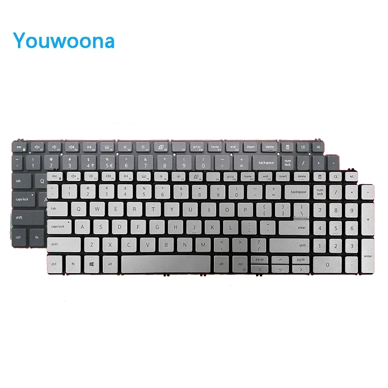 Claviers Nouveau clavier d'ordinateur portable d'origine pour Dell Vostro V5590 V7500 V3500 V3501 P83F Latitude 3510