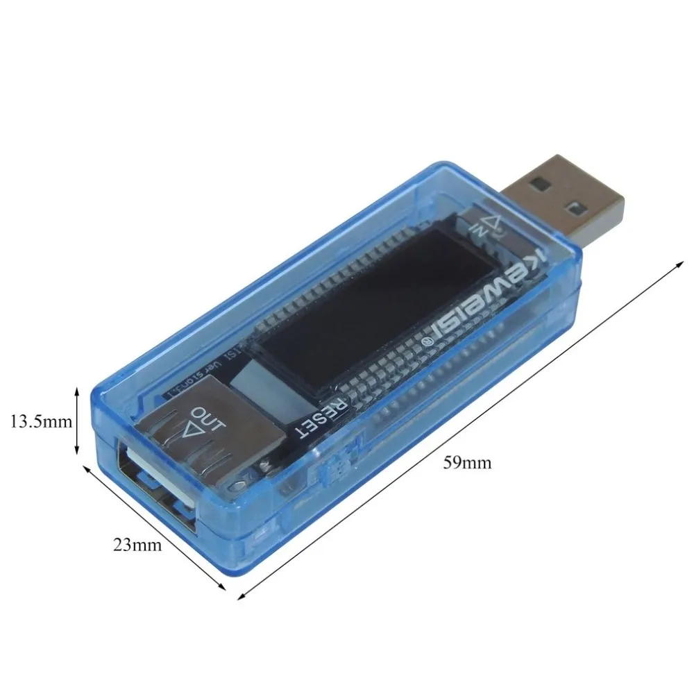 Tensione di tensione di corrente USB Volt Volt Corrente Tensione Rileva Capacità Caricatore Tester Test del rivelatore di alimentazione mobile