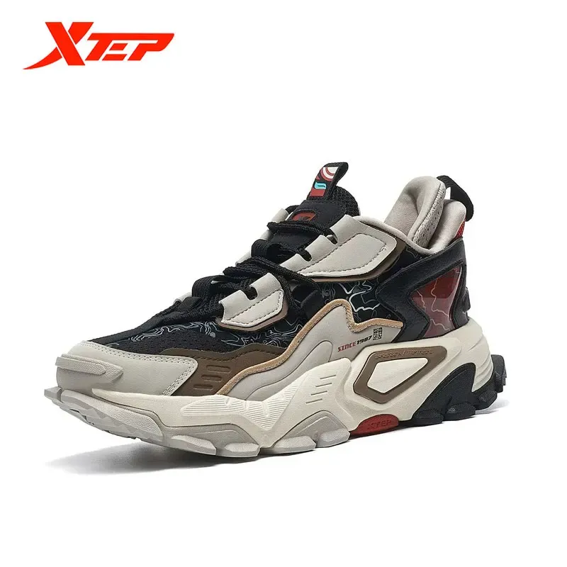 Stivali XTEP Chinoiserie Scarpe da passeggio maschile da uomo Comfort Casual Autumn Inverno Scarpe per gli uomini non slip Sneakers morbidi Maschio 879419320034