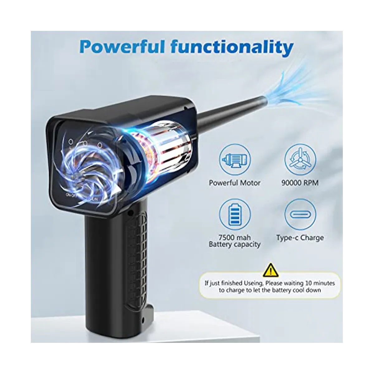 Dust Blower Electric Compressed Air Spray PC... From Ddmydec, $204.78 ...