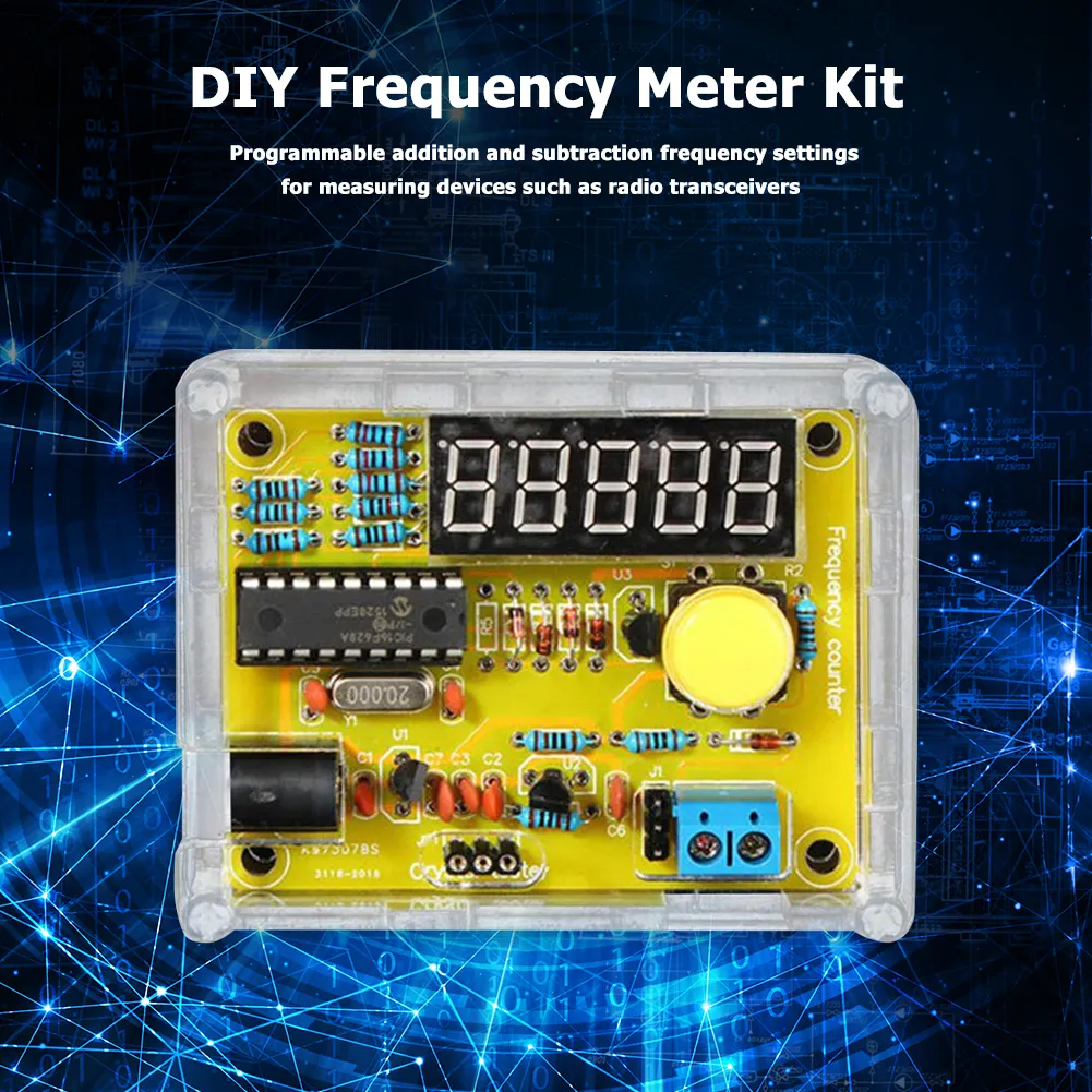Digital Frequency Counter 1Hz 50MHz High Sensitivity Tester Module - View #2