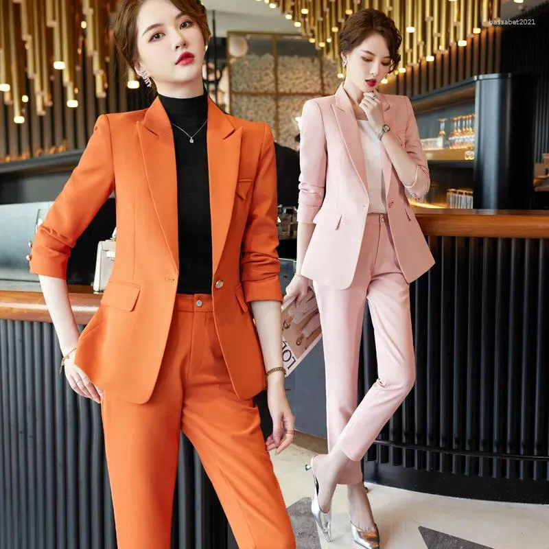 Orange suit jacket womens deals