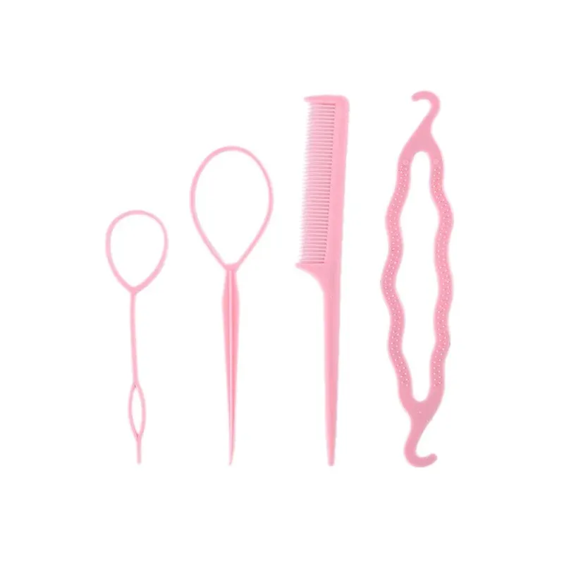 Magic Hair Styling Tools Set Diy Hair Braiding Braider Accessories Hairpin Twist Bun Barrettes Hårklipp för kvinnors frisör