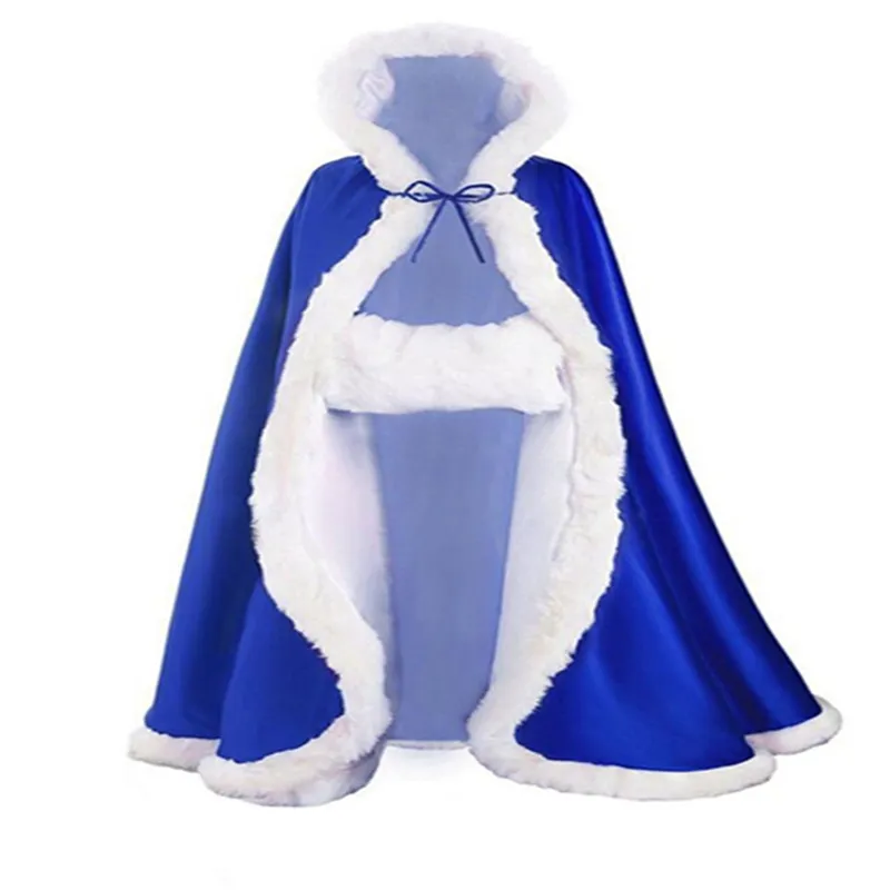 Royal Blue Winter Cape