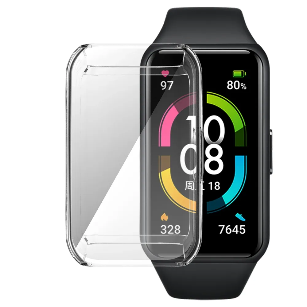 TPU Soft Protective Cover for Honor Band 6 Huawei Band 6 Case Full ...